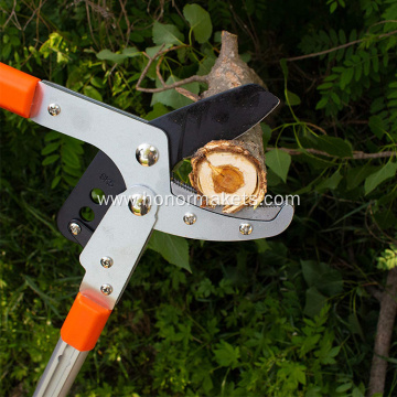 Isunpro Retractable anvil clamp tree trimmer with compound function 5.08 cm clean cutting capacity vineyard pruning shears